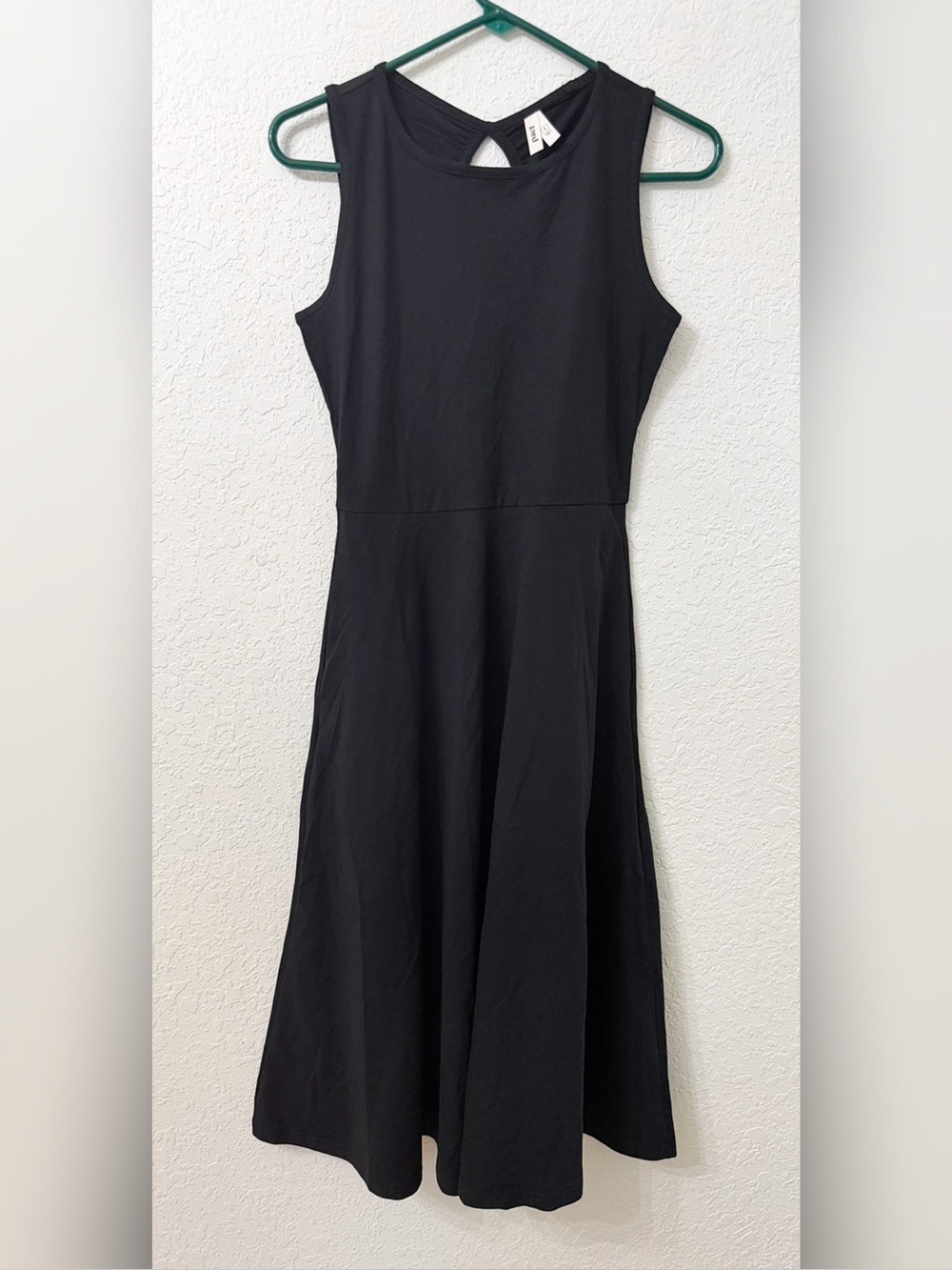 Pact Organic Cotton Fit & Flare Keyhole Back Dress Size Small - Picture 3 of 14